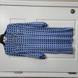 Michael Kors XS Blue Golden Chain Dress